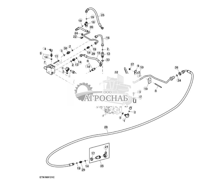 Трубопроводы тормоза прицепа (801465 - 804100) - ST874057 598.jpg